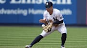 New York Yankees shortstop Anthony Volpe is hitting .214 with 10 home runs and 49 RBIs at the All-Star break.