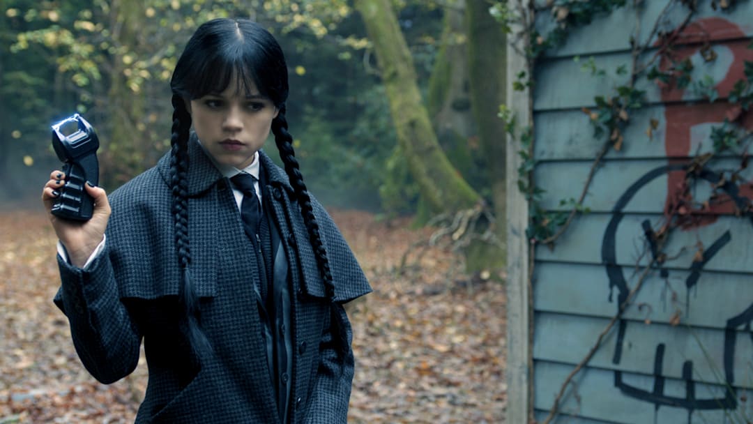Wednesday. Jenna Ortega as Wednesday Addams in episode 207 of Wednesday