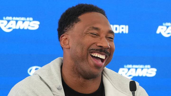 Los Angeles Rams defensive end Myles Garrett.