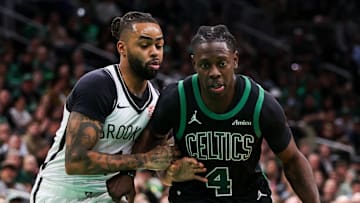 Boston Celtics, Brooklyn Nets, Joe Mazzulla, Jrue Holiday, Baylor Scheierman