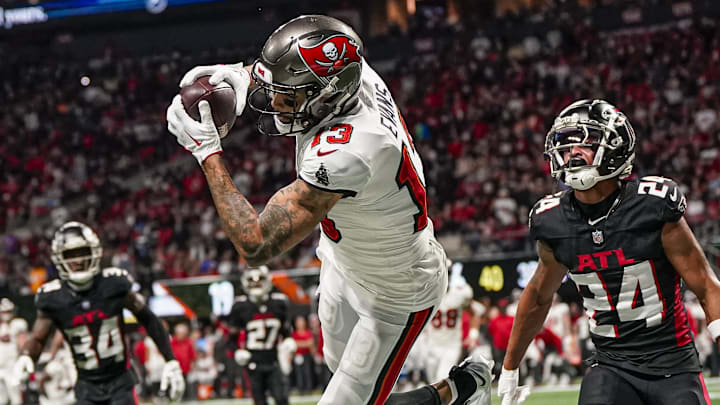 The Buccaneers are road favorites against the Falcons in Week 1 NFL action.