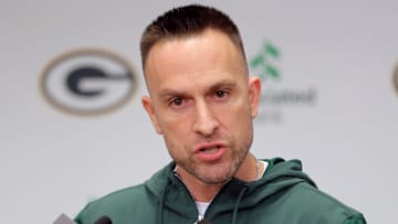 Green Bay Packers defensive coordinator Jeff Hafley