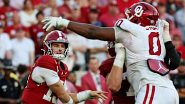 Alabama Crimson Tide quarterback Ty Simpson (15)