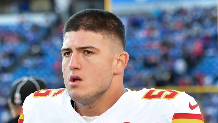 Kansas City Chiefs defensive end George Karlaftis