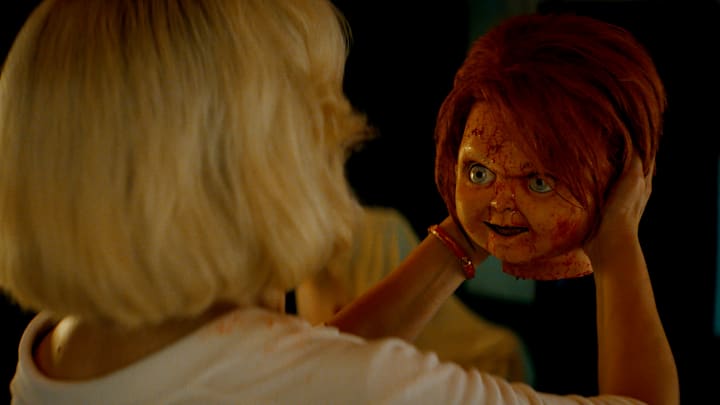 CHUCKY -- "An Affair to Dismember" Episode 108 -- Pictured in this screengrab: Chucky -- (Photo by: Shudder)