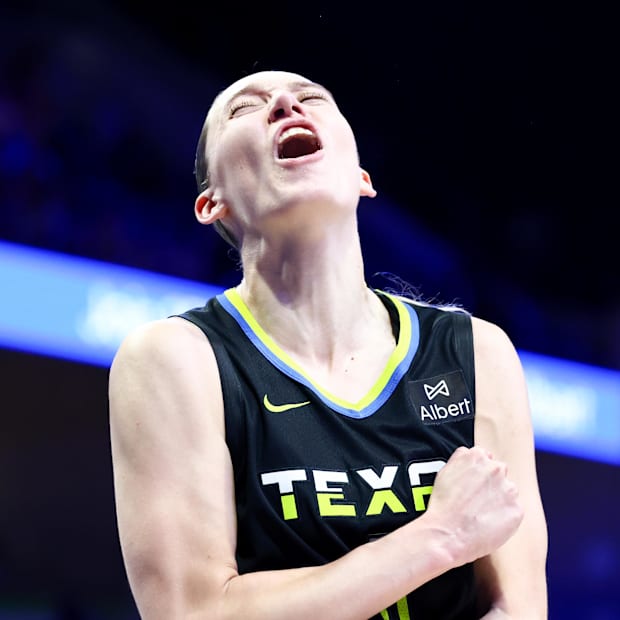 Dallas Wings guard Paige Bueckers