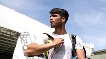 Carlos Alcaraz at Wimbledon