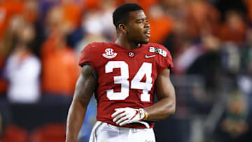 Alabama Crimson Tide running back Damien Harris (34)