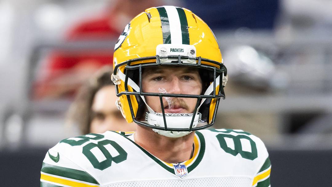 Green Bay Packers tight end Luke Musgrave