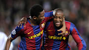 Samuel Eto'o y Yaya Touré