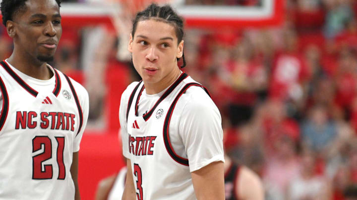 NC State Wolfpack guard Matt Able (3)