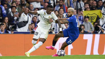 Vinícius Júnior deu assistência para gol de Benzema no primeiro tempo