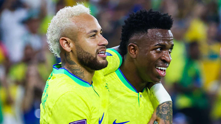 Neymar publicly praised Vinícius Júnior after the Brazilian won this year's The Best FIFA Men's Player Award.