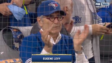 Eugene Levy was among the Canadian fans in attendance for Game 6 of the World Series. 
