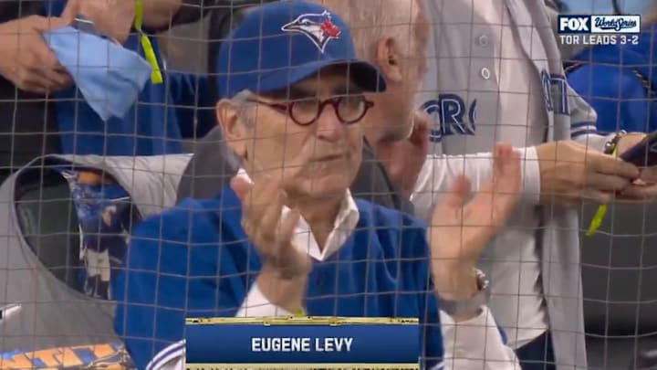 Eugene Levy was among the Canadian fans in attendance for Game 6 of the World Series. 