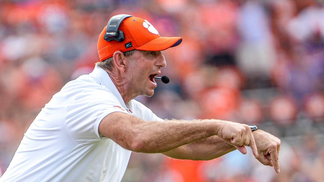 Clemson coach Dabo Swinney Clemson coach Dabo Swinney