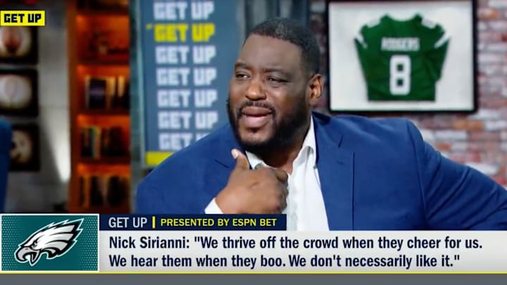 Damien Woody discussing Nick Sirianni on ‘Get Up.'