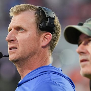 Southern Methodist Mustangs head coach Rhett Lashlee