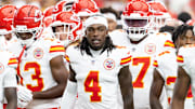 Kansas City Chiefs wide receiver Rashee Rice against the Arizona Cardinals during a preseason NFL game