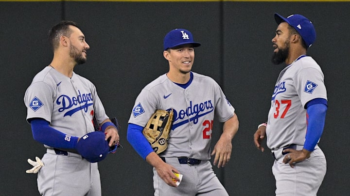 Dodgers OF Michael Conforto, Tommy Edman, Teoscar Hernandez