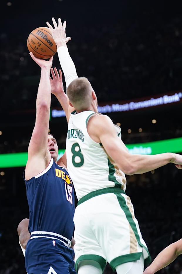 Nikola Jokic and Kristaps Porzingis