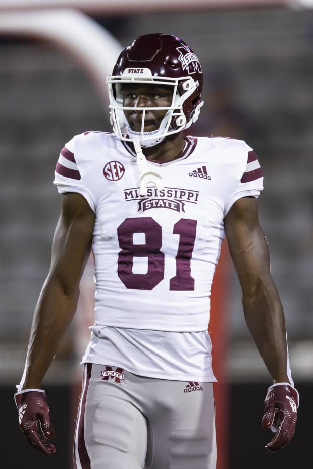 Mississippi State wide receiver Antonio Harmon