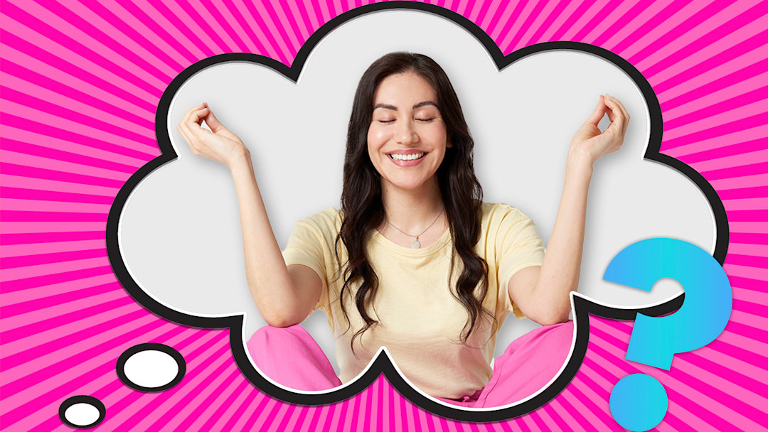 She looks like she's in the pink.