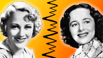 Joan Fontaine and Olivia de Halland.