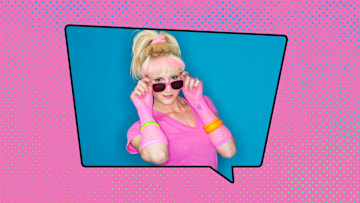 She's, like, totally a valley girl.