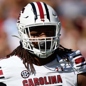 South Carolina Gamecocks defensive tackle T.J. Sanders during the first half at Bryant-Denny Stadium.