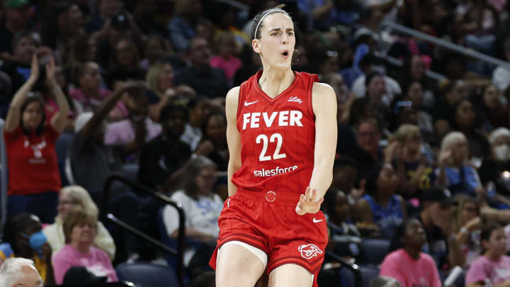 Caitlin Clark had another big game Sunday, scoring 28 points and dishing out 12 assists in the Fever's win over the Wings. 