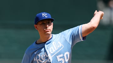Kansas City Royals starter Kris Bubic throws a pitch against the Baltimore Orioles in 2025.