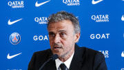 Luis Enrique lors de sa conférence de presse