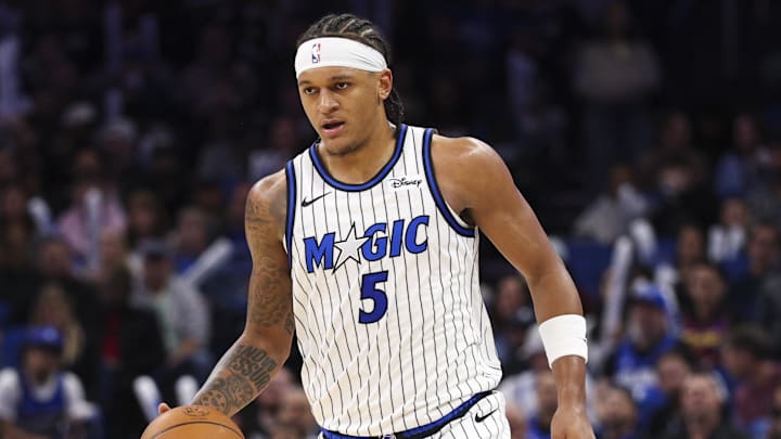 Orlando Magic forward Paolo Banchero. Orlando Magic forward Paolo Banchero.
