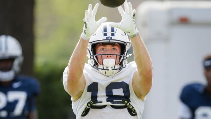 Cody Hagen at BYU Football Fall Camp 2024