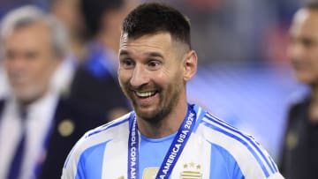Lionel Messi, vainqueur de la Copa América 2024 avec l'Albiceleste.