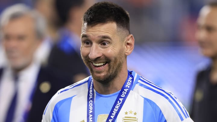 Lionel Messi, vainqueur de la Copa América 2024 avec l'Albiceleste.