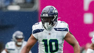 Uchena Nwosu of the Seattle Seahawks