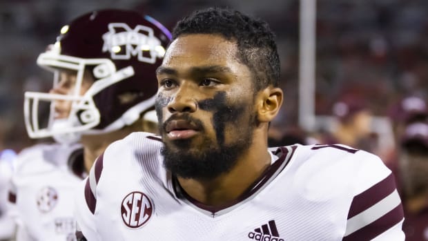 Mississippi State Bulldogs safety Jordan Morant (17) against the Arizona Wildcats at Arizona Stadium.