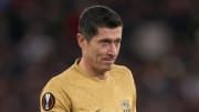 Lewandowski con el Barcelona