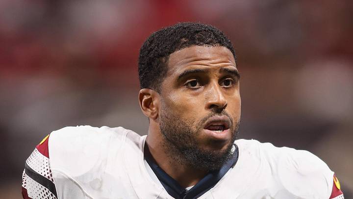 Former Washington Commanders linebacker Bobby Wagner on the field