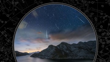 The Perseid meteor shower can produce 100 meteors per hour.