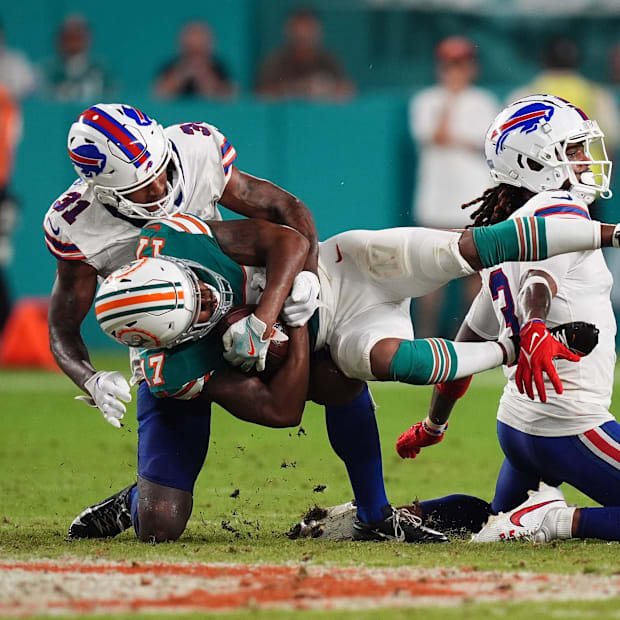 Rasul Douglas tackle
