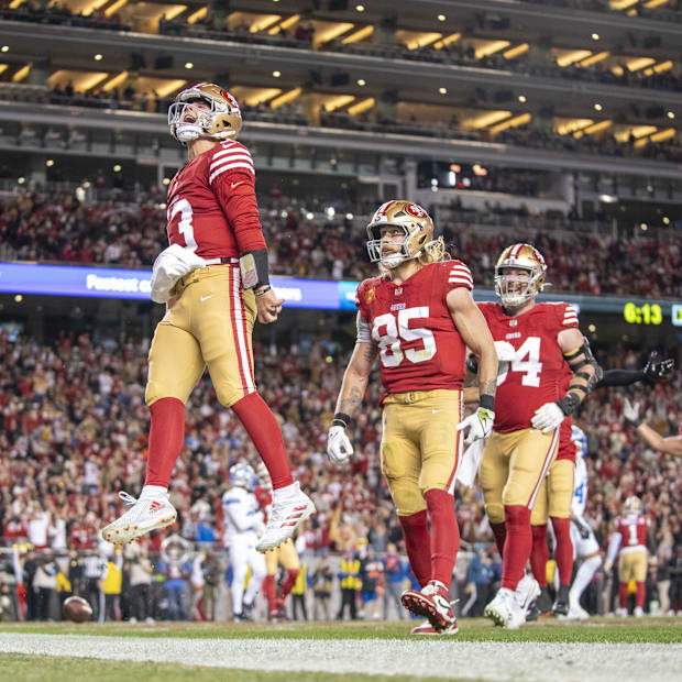 San Francisco 49ers quarterback Brock Purdy