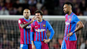 Dani Alves, Riqui Puig y Aubameyang
