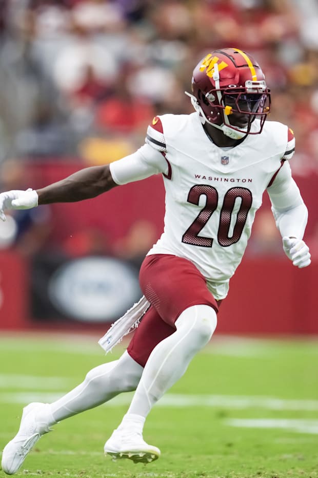 Washington Commanders safety Quan Martin against the Arizona Cardinals at State Farm Stadium