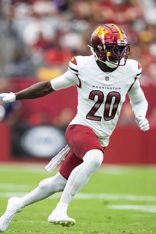 Washington Commanders safety Quan Martin against the Arizona Cardinals at State Farm Stadium