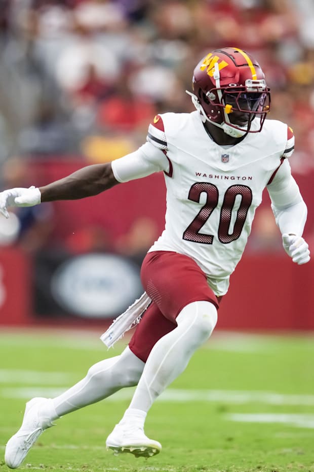 Washington Commanders safety Quan Martin against the Arizona Cardinals at State Farm Stadium