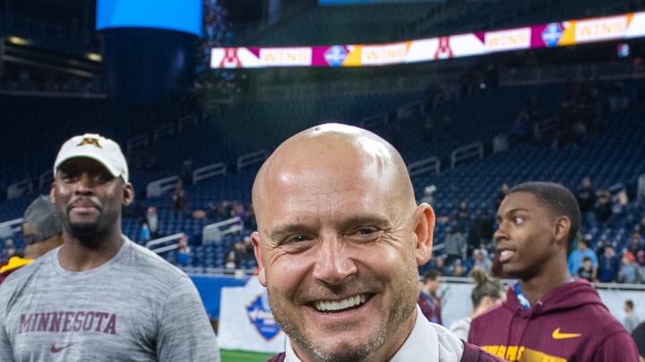 Minnesota head coach P.J. Fleck