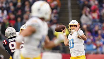 Justin Herbert, Ladd McConkey, Los Angeles Chargers